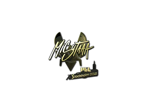 Sticker | misutaaa (Gold) | Stockholm 2021