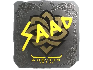 Sticker | saadzin (Foil) | Austin 2025