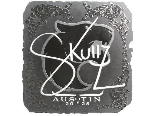 Sticker | skullz (Foil) | Austin 2025