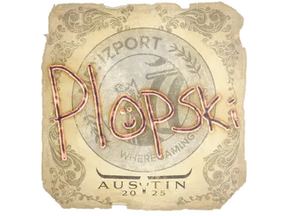 Sticker | Plopski | Austin 2025