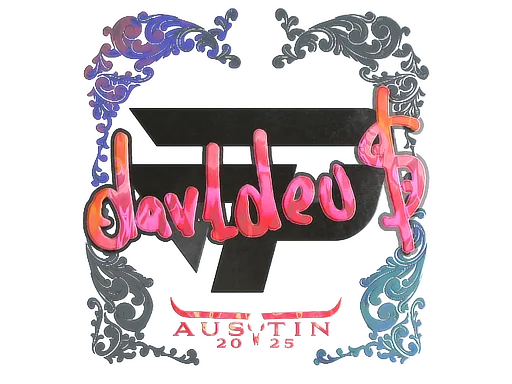 Sticker | dav1deuS (Holo) | Austin 2025