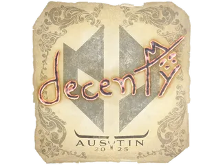 Sticker | decenty | Austin 2025
