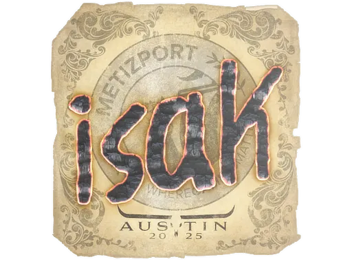 Sticker | isak | Austin 2025