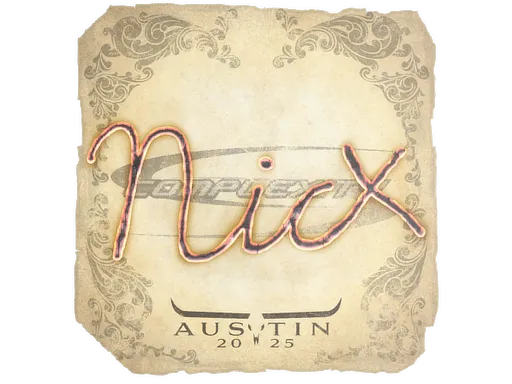 Sticker | nicx | Austin 2025