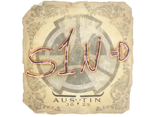 Sticker | s1n | Austin 2025
