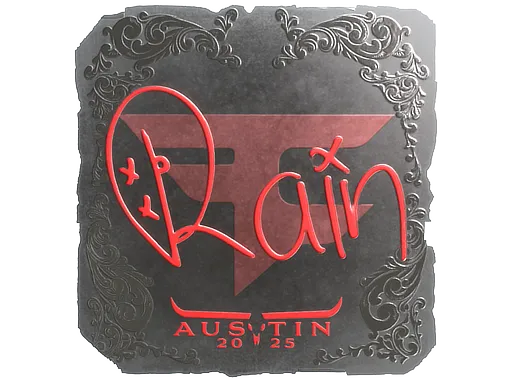 Sticker | rain (Foil) | Austin 2025