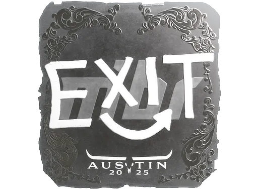 Sticker | exit (Foil) | Austin 2025