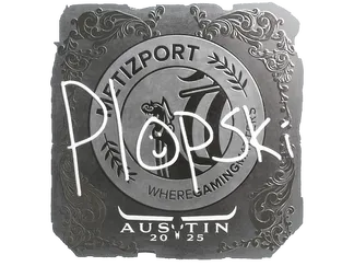 Sticker | Plopski (Foil) | Austin 2025