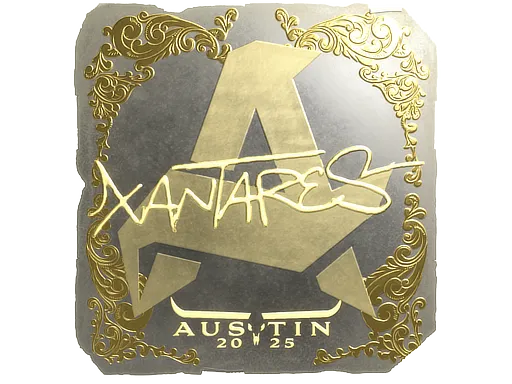 Sticker | XANTARES (Gold) | Austin 2025