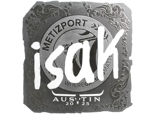 Sticker | isak (Foil) | Austin 2025