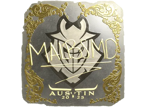 Sticker | malbsMd (Gold) | Austin 2025