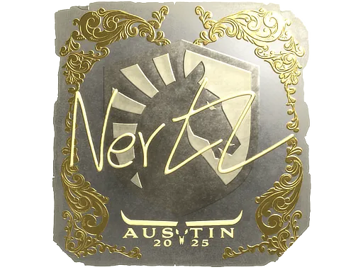 Sticker | NertZ (Gold) | Austin 2025