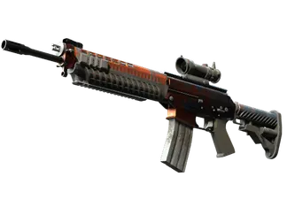 SG 553 | Danger Close (Battle-Scarred)