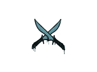 Sealed Graffiti | X-Knives (Wire Blue)