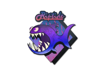 Sticker | Purple Jaggyfish
