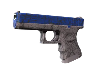 StatTrak™ Glock-18 | Blue Fissure (Minimal Wear)