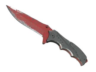 ★ Nomad Knife | Crimson Web (Battle-Scarred)