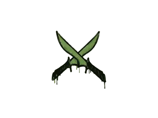 Sealed Graffiti | X-Knives (Battle Green)