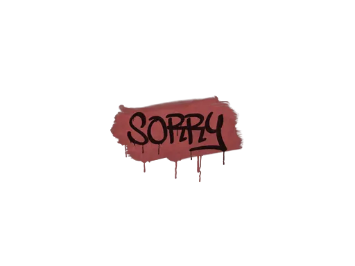 Sealed Graffiti | Sorry