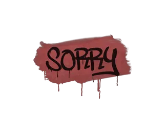 Sealed Graffiti | Sorry (Blood Red)