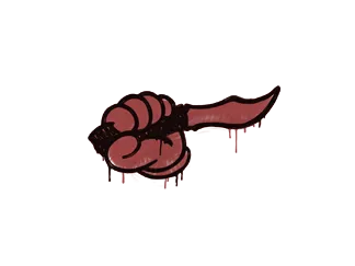 Sealed Graffiti | Backstab (Blood Red)