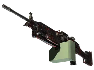 StatTrak™ M249 | Magma (Field-Tested)