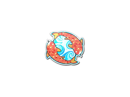 Sticker | Twin Koi
