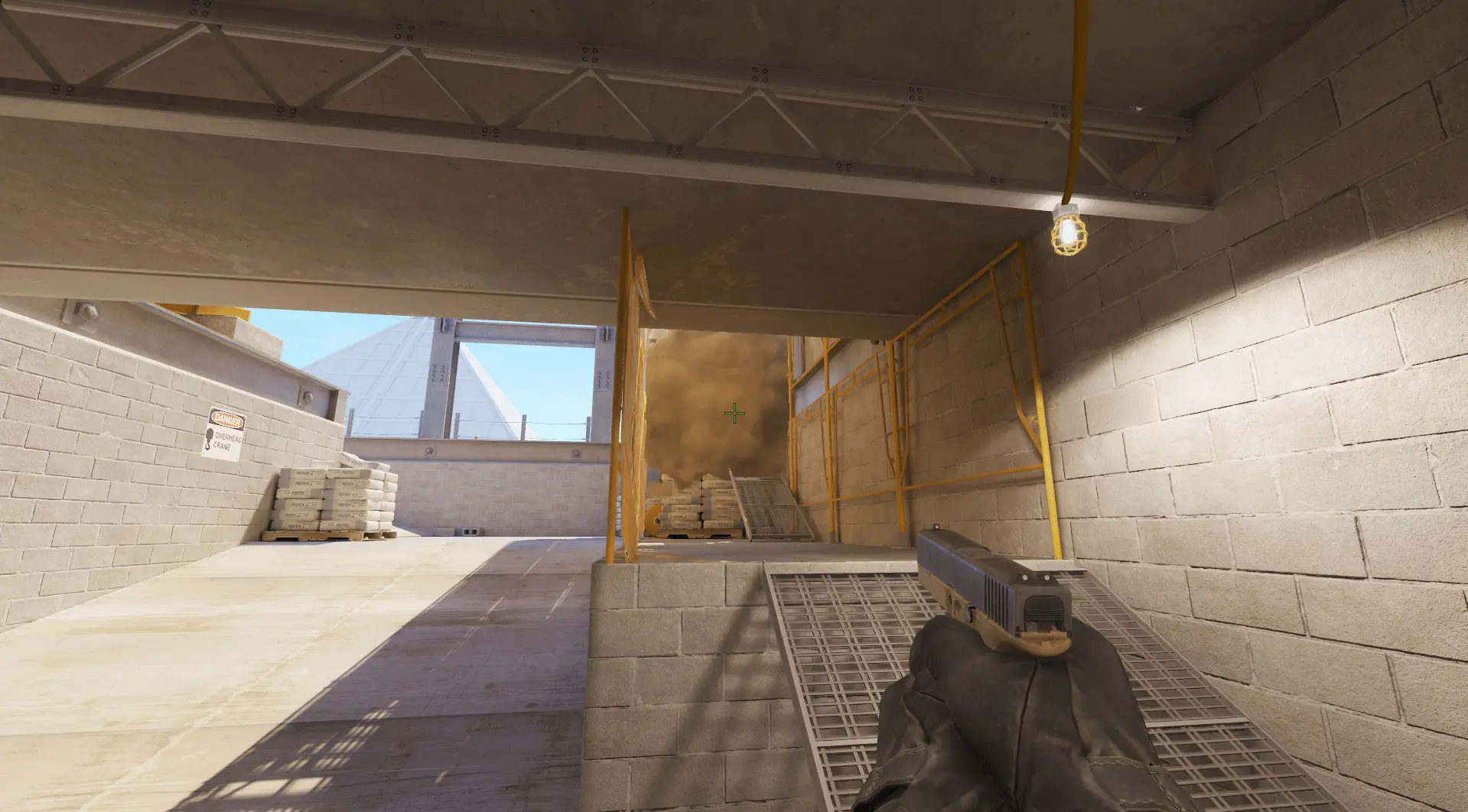 Смок с Т спавна в желтый