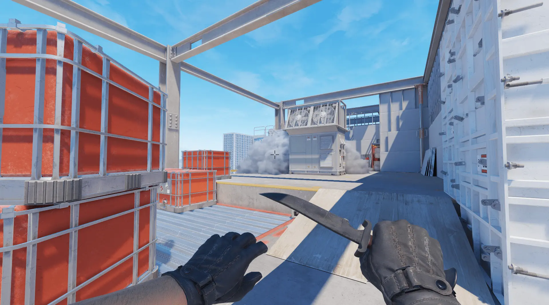 Смок с B рампы в CТ