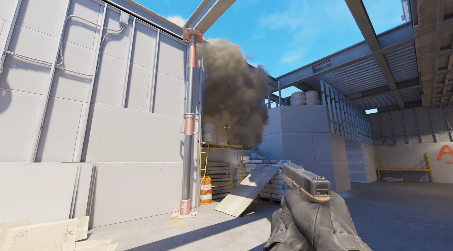 Смок с Т спавна в окно